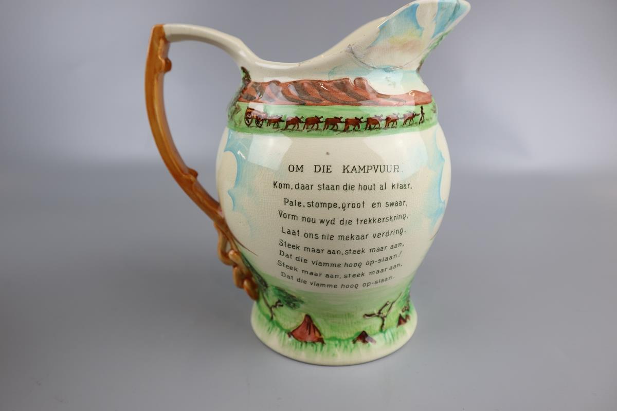2 Crown Devon musical jugs and two character tankards - Image 13 of 16