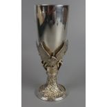 Solid silver L/E wedding goblet celebrating Prince of Wales and Lady Diana 29th July 1981 - Approx