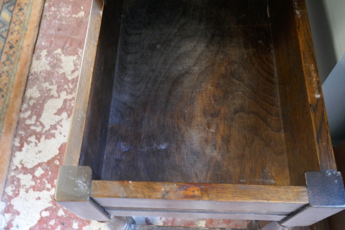 Oak telephone table - Image 4 of 5