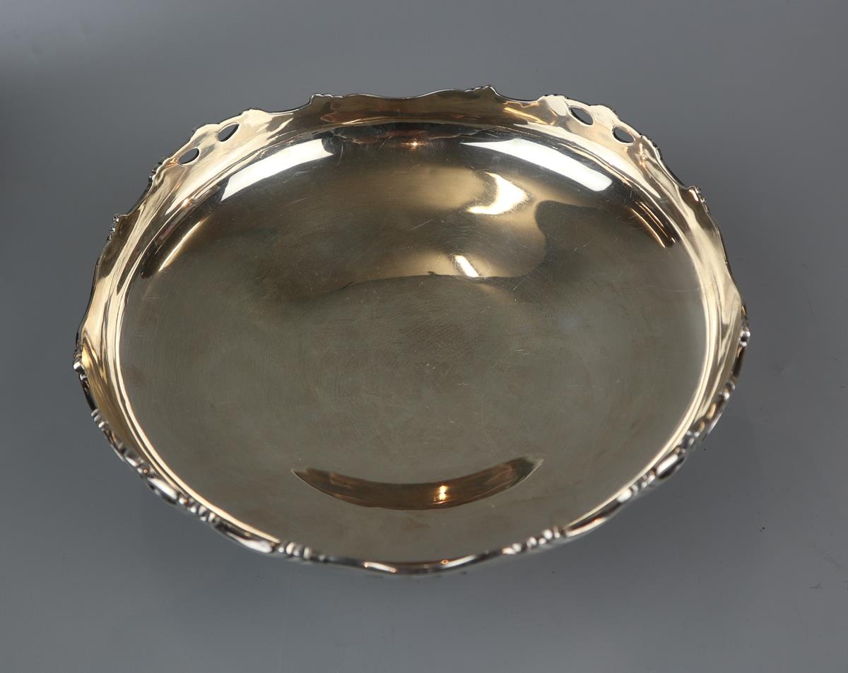 Hallmarked silver pedestal bowl - Approx 393g - Image 5 of 6