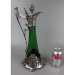 Fine quality WMF Art Nouveau claret jug - Approx. H: 39cm