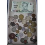 Collection of coins and notes