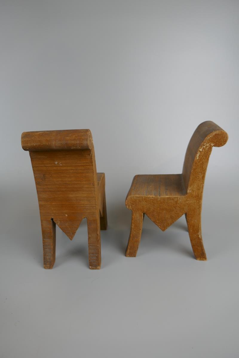 Collection of carpentry apprentice pieces - Image 7 of 8