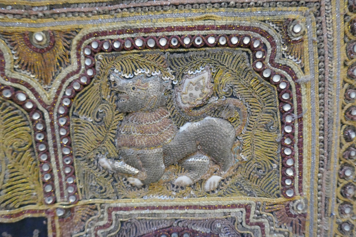 Large Burmese tapestry - Approx. 174cm x 130cm - Image 2 of 7