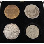 Collection of coins to include silver examples