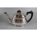 Hallmarked silver teapot - Approx gross weight 515g