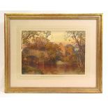 Elizabeth Nasmyth (Scottish 1793-????), 'On the Blackwater', signed to back, watercolour,