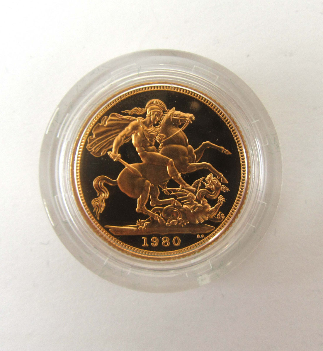 A Queen Elizabeth II proof full sovereign dated 1980 - Image 3 of 3