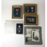 A medal and document group relating to Commander Arthur Cecil I'anson R.D., R.N.