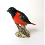 A Beswick model of a Baltimore Oriole, gloss, No.