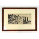 Walter Greaves (1846-1930), 'Old Chelsea, the last regatta', signed, etching,