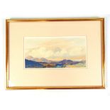Frank Harper (1878-1929), a mountainous landscape, unsigned, watercolour,
