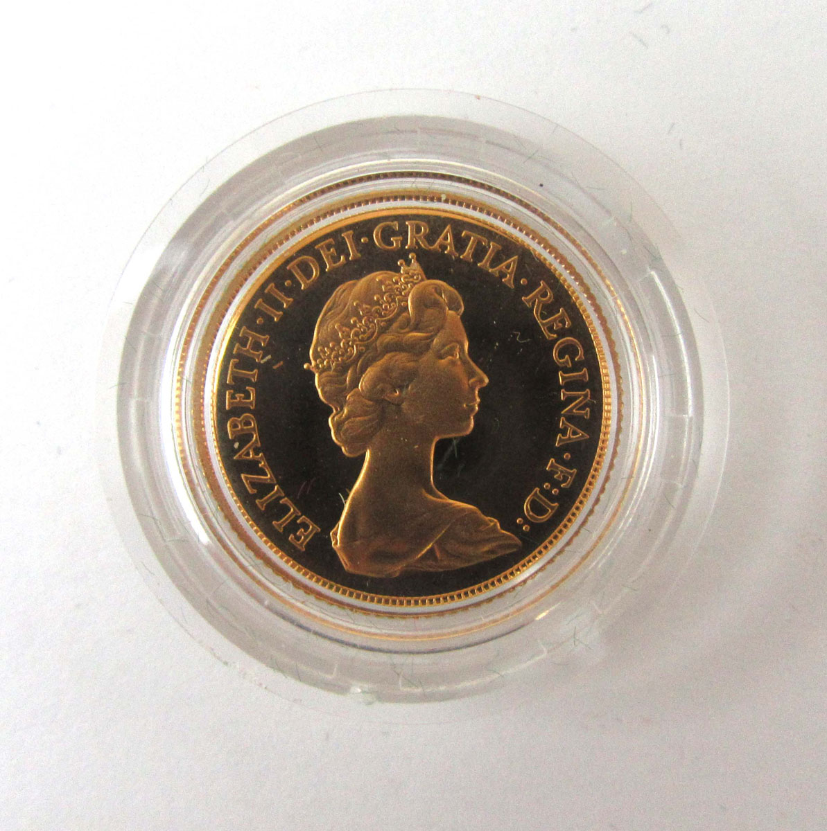 A Queen Elizabeth II proof full sovereign dated 1980 - Image 2 of 3