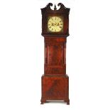 A 19th century mahogany long case clock,