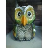 A mid 20th century ceramic owl