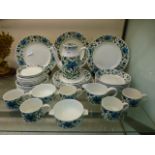 A part Midwinter dinner set comprising of coffee cups, coffee pot, bowls, plates etc.