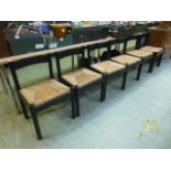 A set of six Vico Magistretti chairs model number 892 CONDITION REPORT: Minor marks