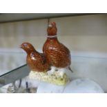 A Beswick model of a pair of Grouse, No.