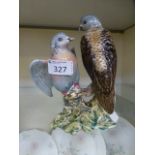 A Beswick model of two Turtle Doves, No.