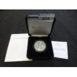 A Jubilee Mint Victorian silver double florin with COA