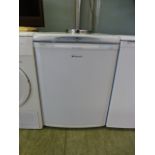 A Hotpoint under counter fridge