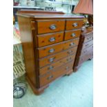 A Ducal pine chest of four small drawers above four long drawers CONDITION REPORT: