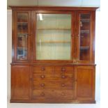 A 19th century mahogany bookcase,