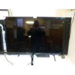 A Sony flatscreen TV with remote CONDITION REPORT: 40'' Remote present.