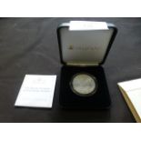 A Queen Victoria silver florin in presentation box