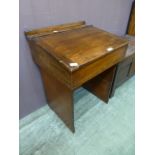 A 19th century clerks desk on later base