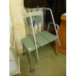 A walking aid along with a bath seat