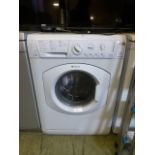 A Hotpoint washing machine