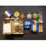 A WWI medal trio named to 1199 SPR. H.U. HOLLIST. R.