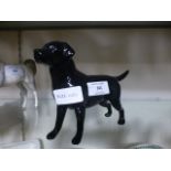 A Beswick model of a black Labrador