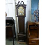 A 19th century style oak cased Westminster chime longcase clock CONDITION REPORT: