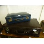 Two vintage suitcases