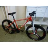 An unused Extreme XRMI Navajo bike in red CONDITION REPORT: Bike may required
