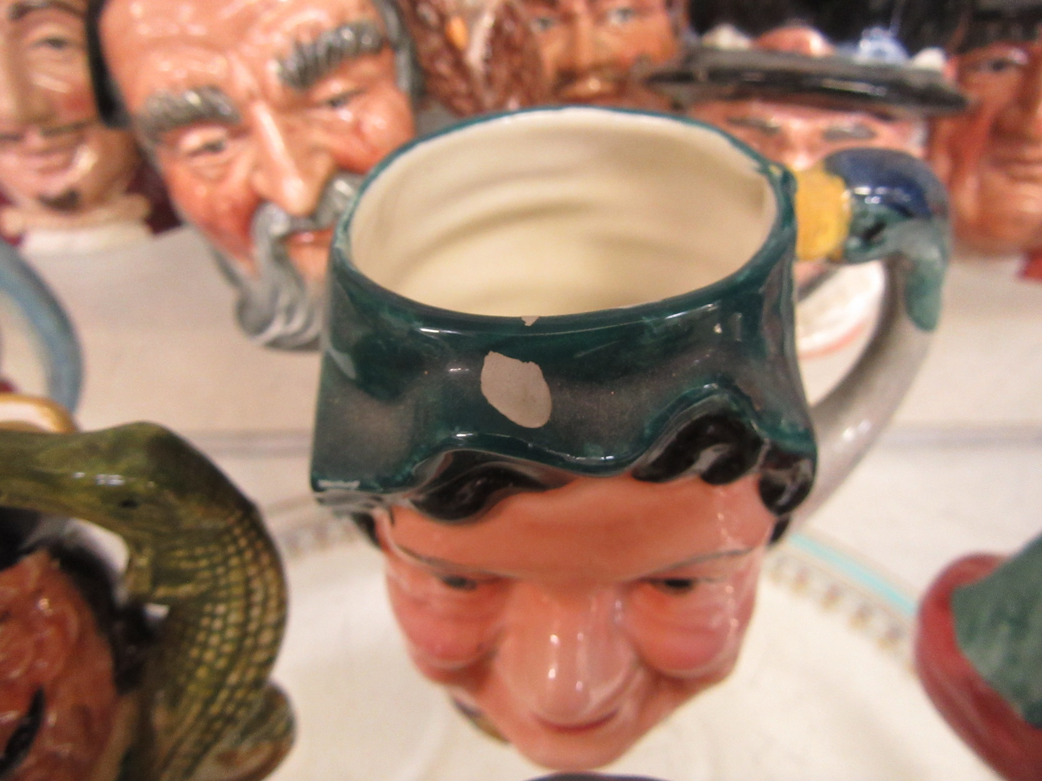An assortment of Royal Doulton and other character jugs to include 'The Falconer', 'Merlin', - Bild 3 aus 3