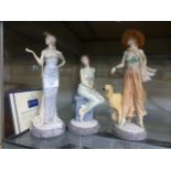 Three Royal Doulton Classique figures to include 'Eve',