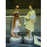 A Royal Doulton Classique figure 'Lorna' together with 'Bethany' CONDITION REPORT:
