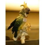 A Karlens porcelain figure of a cockatoo CONDITION REPORT: H.