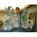 Three Royal Doulton Classique figures to include 'Suzanne',