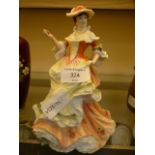 A Royal Doulton Flowers of Love figure 'Rose' HN3709