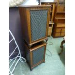A pair of mid-20th century Dynatron speakers