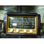 An early 20th century Bakelite radio receiver
