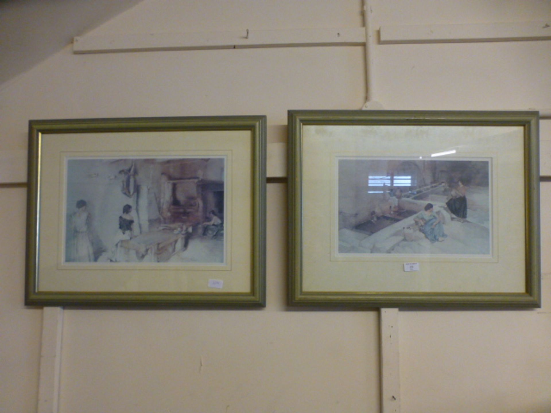 Two framed and glazed Russell Flint prints