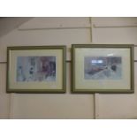 Two framed and glazed Russell Flint prints