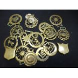 A selection of horse brasses