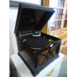 An early 20th century gramophone by HMV