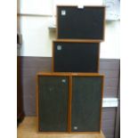 A pair of Wharfdale XP2 speakers along with a pair of Wharfdale Linton 2 speakers